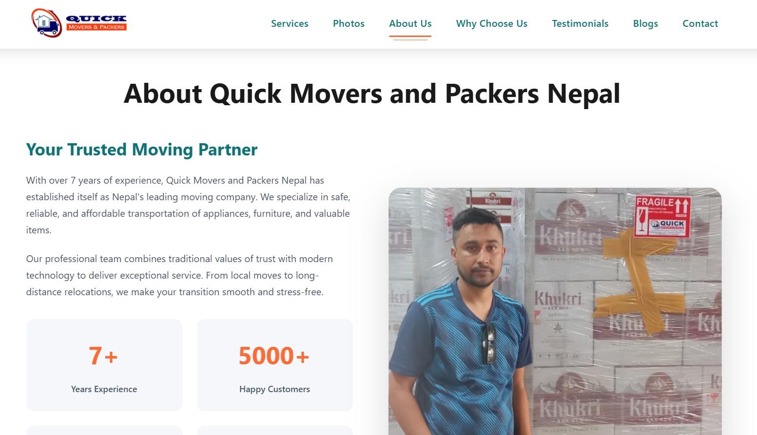 Quick Movers and Packers Nepal